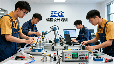 自动化装配调试培训只看电路图？深圳蓝途加入气动与机械调试模块