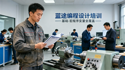 数控车床手动编程班多数不讲宏程序，深圳蓝途从基础到变量全覆盖