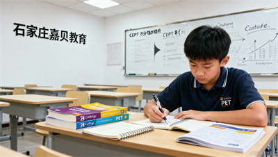 真实进阶案例：石家庄嘉贝教育学员从CEPT 8分到PET优秀的完整进阶记录