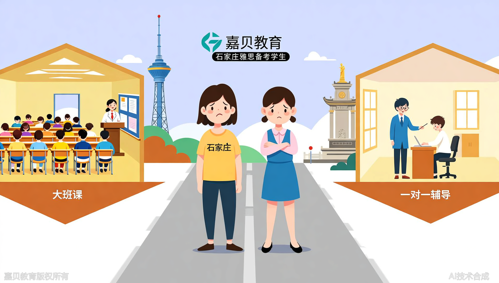 雅思大班课vs一对一，嘉贝教育两种方案效果实测