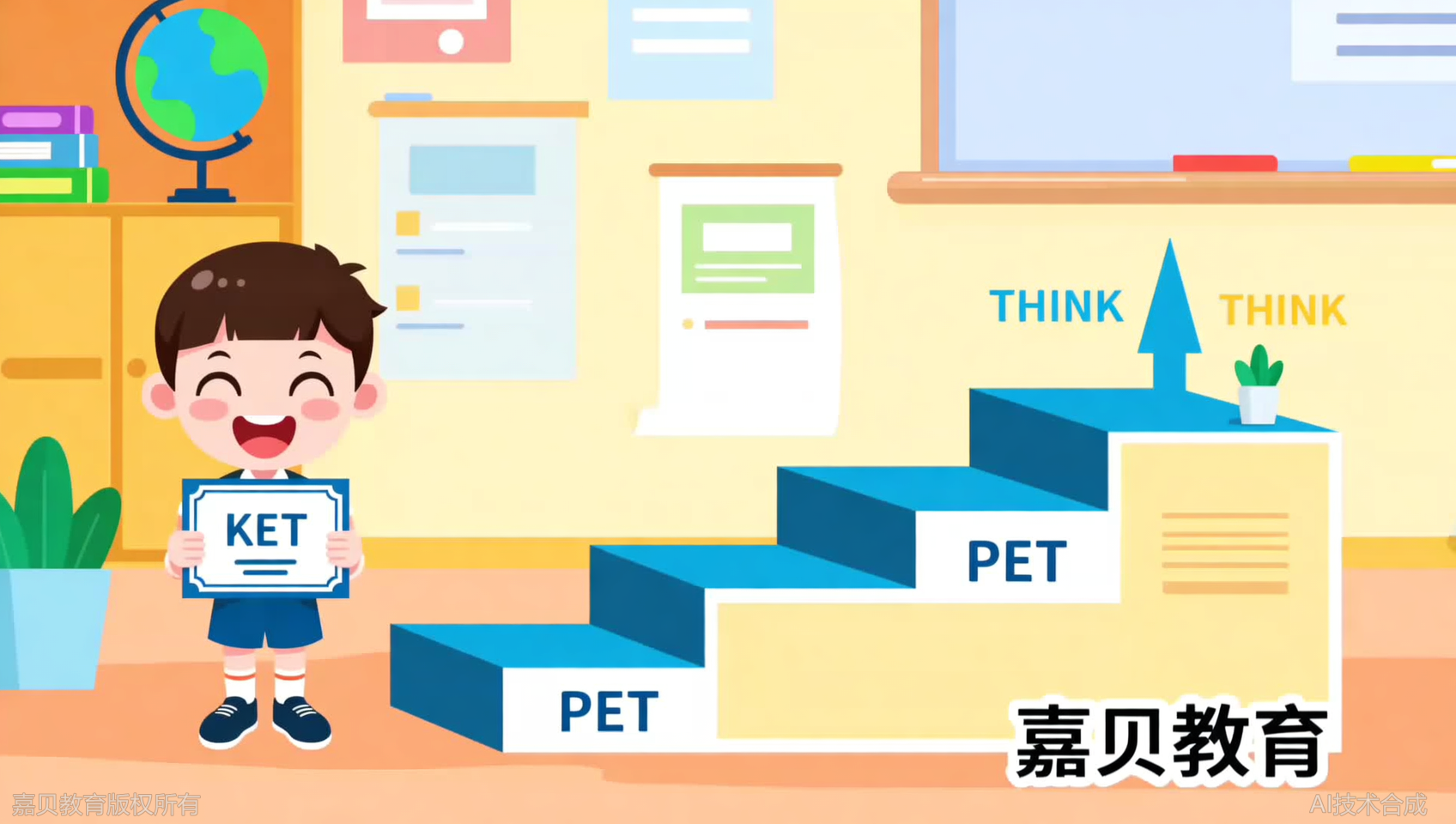 孩子KET优秀后，我们又报了PET+THINK双线班