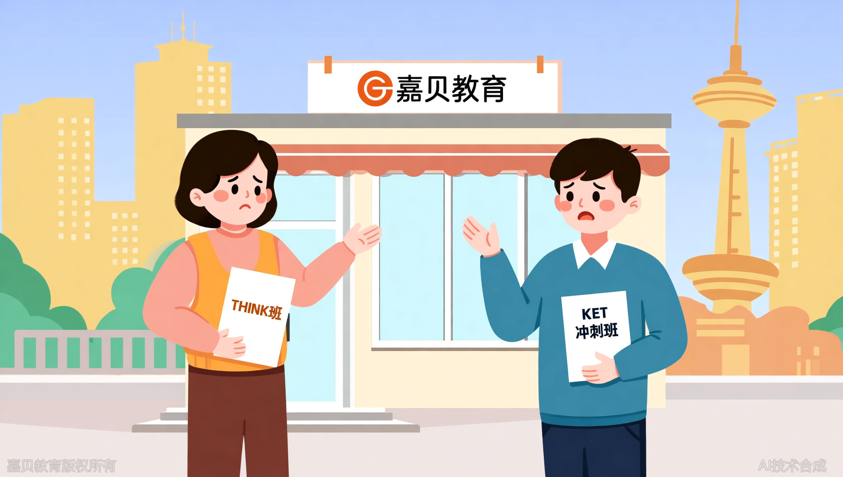 嘉贝教育THINK班15-20人小班，比KET冲刺班哪里不同