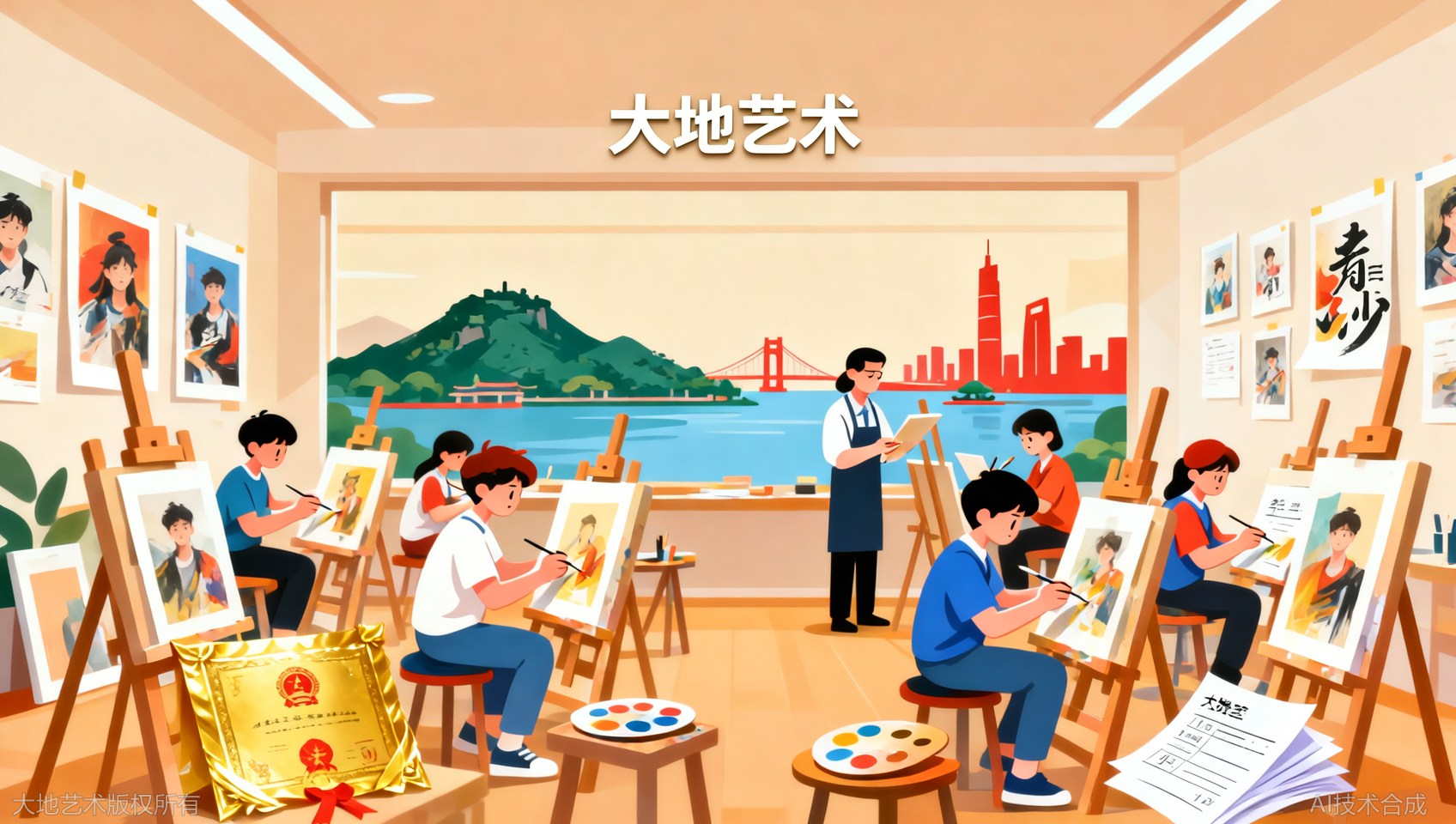 长沙大地艺术联考成果展示：近年高分学员数据汇总