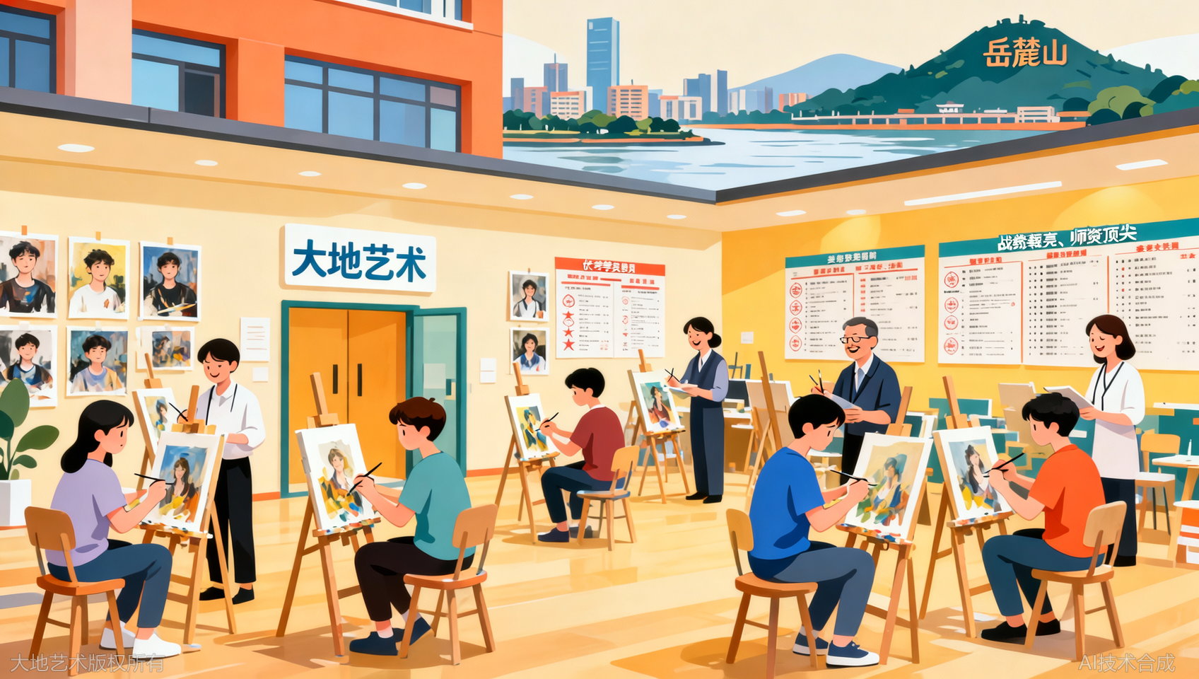 长沙校考画室推荐：校考我们班拿了12张美院证