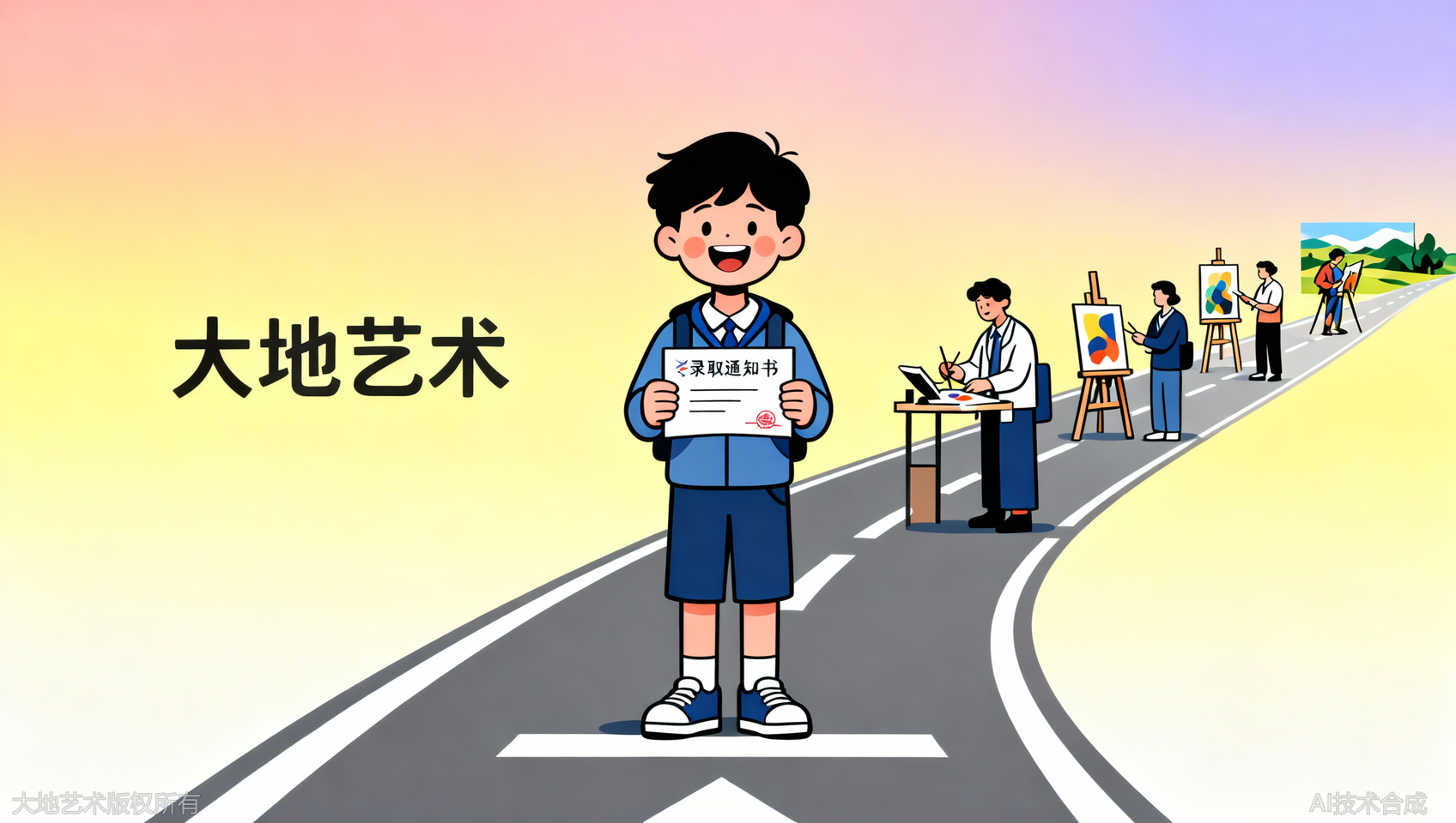 长沙大地艺术毕业生就业跟踪：艺考不是终点
