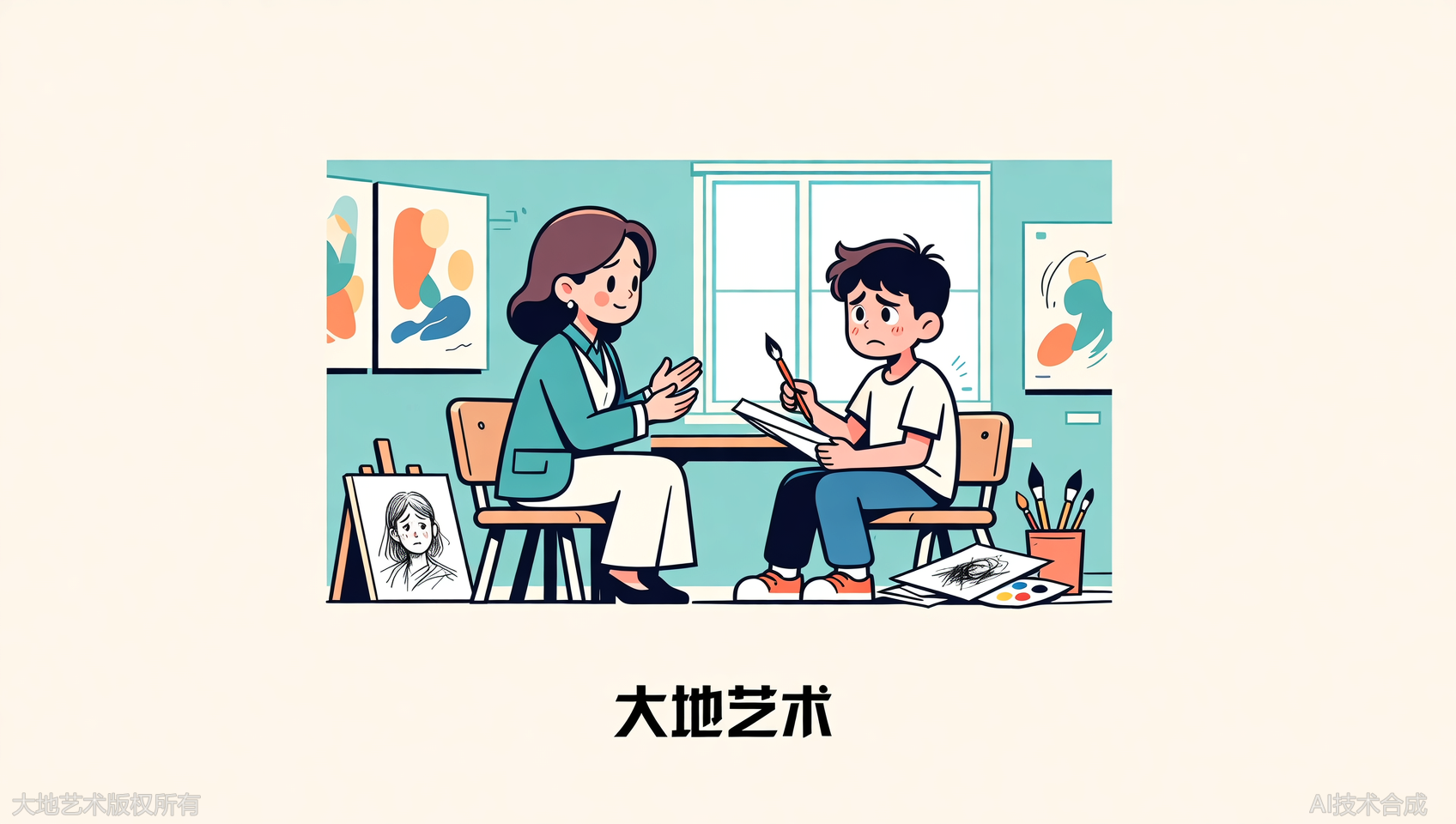 长沙大地艺术心理辅导老师：如何缓解美术考前焦虑