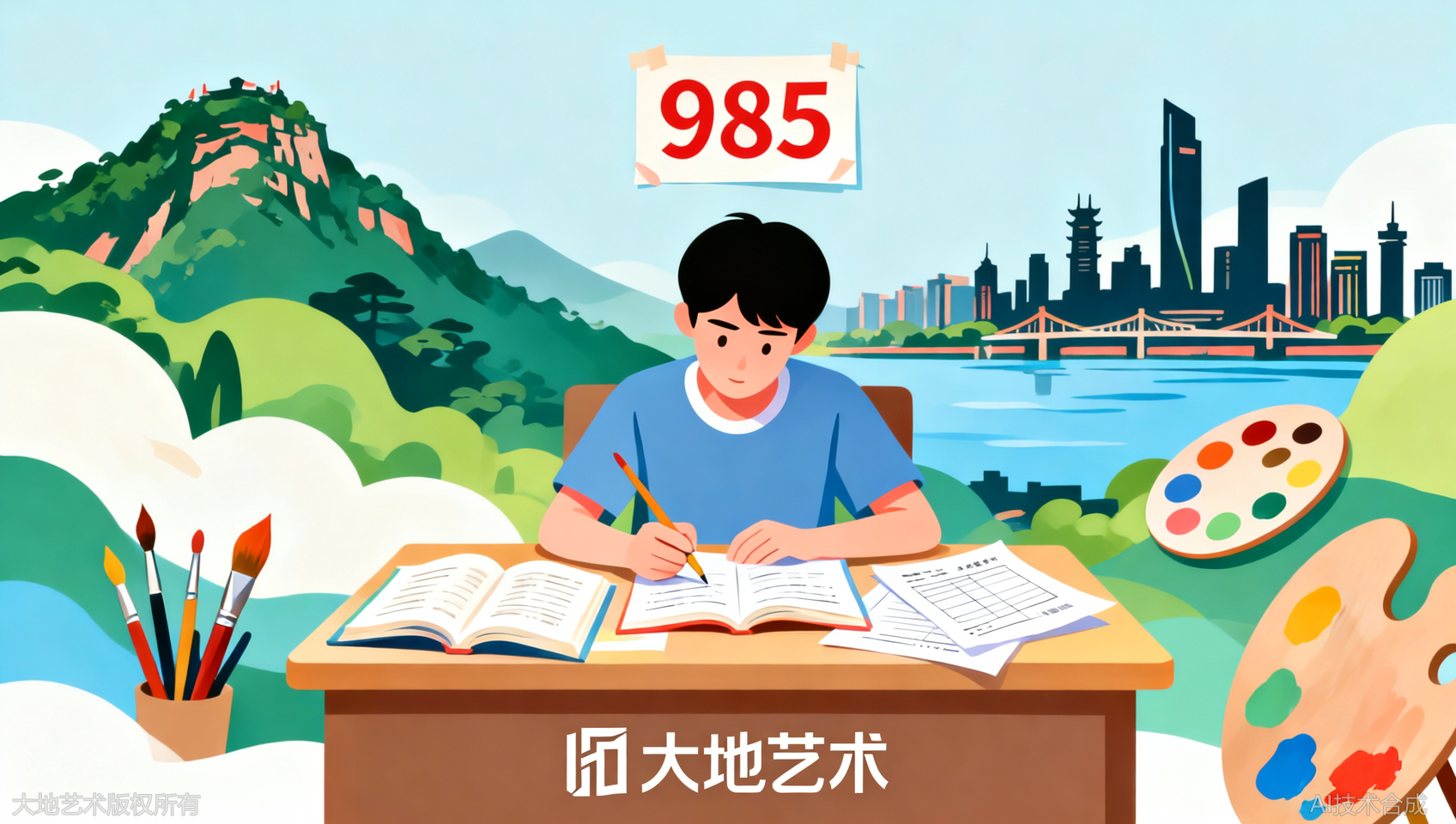 从长沙大地艺术到985：文化课430照样录取的案例