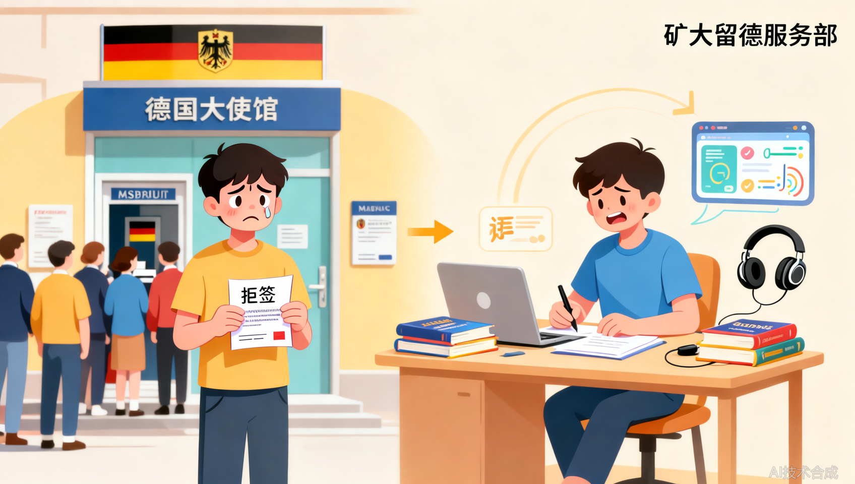 别等签证被拒才后悔：中国矿业大学留德服务教你语言关怎么过