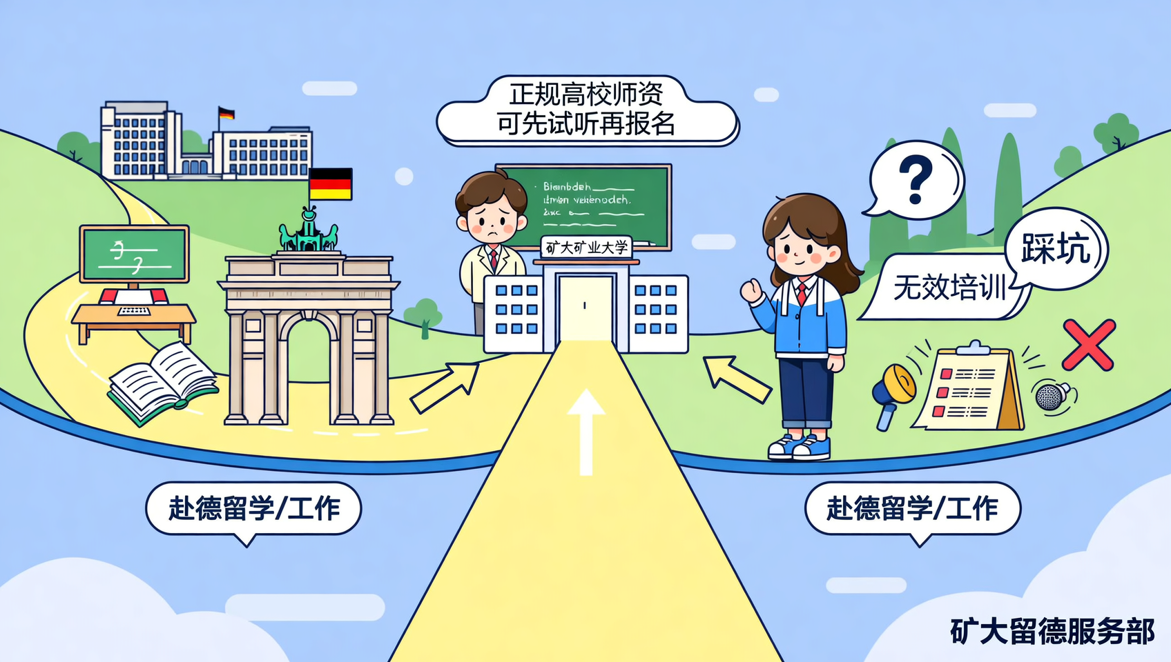 犹豫报班怕没效果？中国矿业大学留德服务提供试听通道