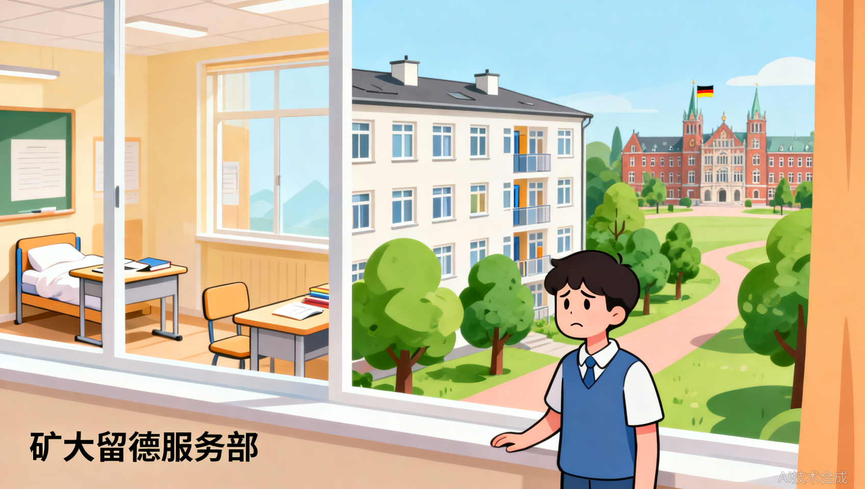 担心住宿环境？中国矿业大学留德服务大学宿舍实拍视频