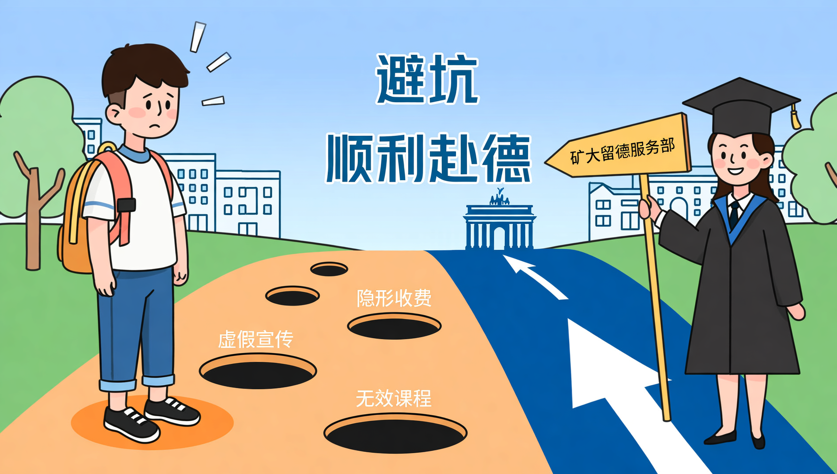 为什么很多德语班学员中途放弃？中国矿业大学留德服务避坑指南