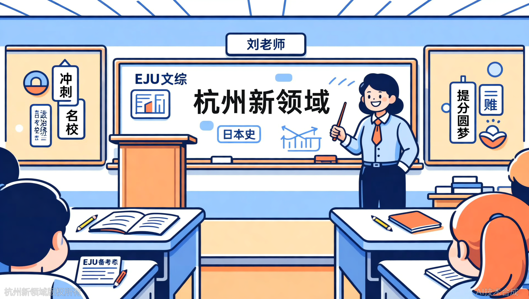 杭州新领域｜EJU文综180+专项班，刘老师亲授