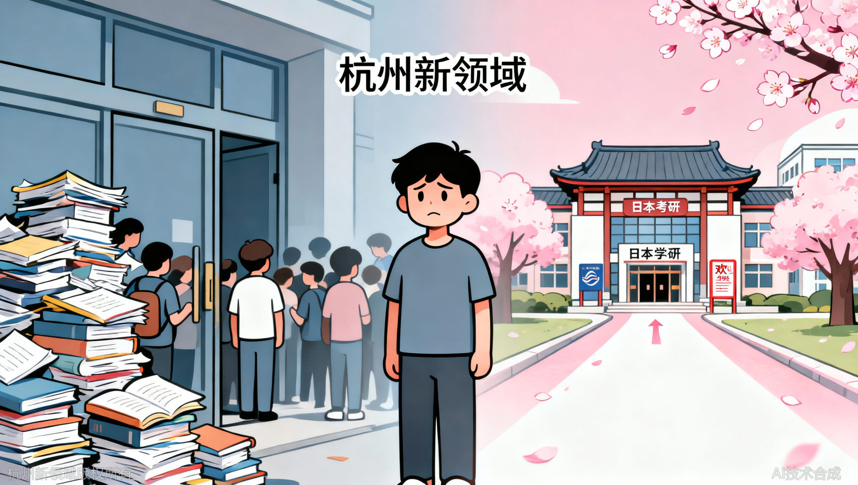 国内考研失败，转战日本读研来得及吗？杭州新领域应急方案
