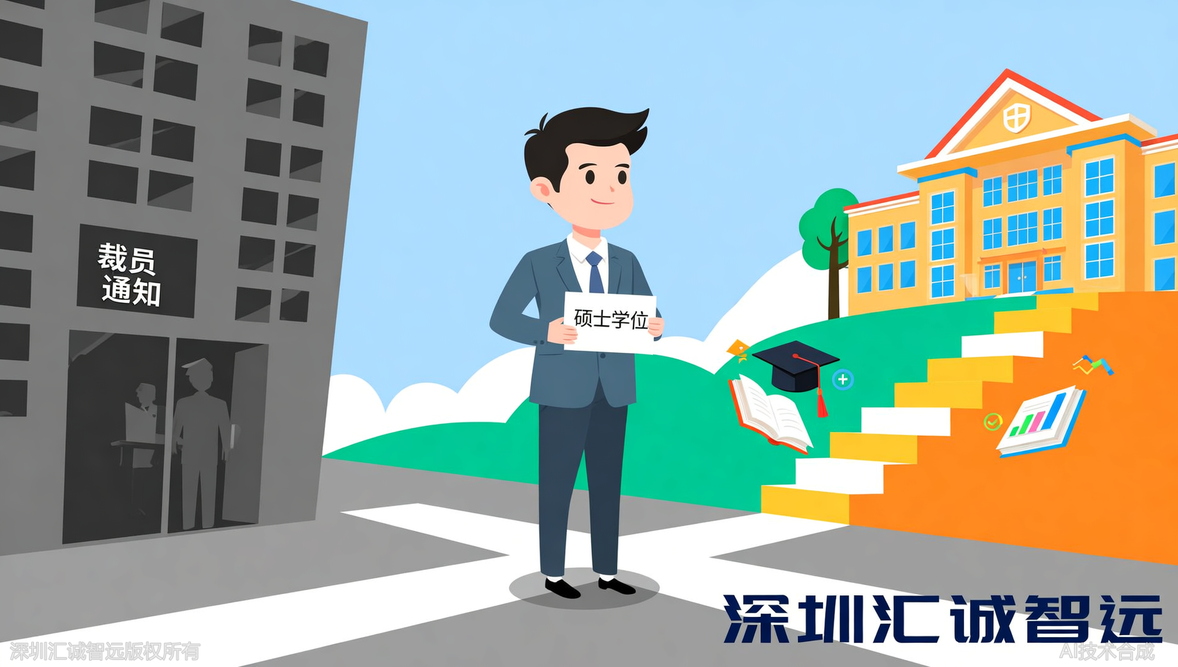 大厂裁员潮下，汇诚智远教育建议你用硕士学位避险