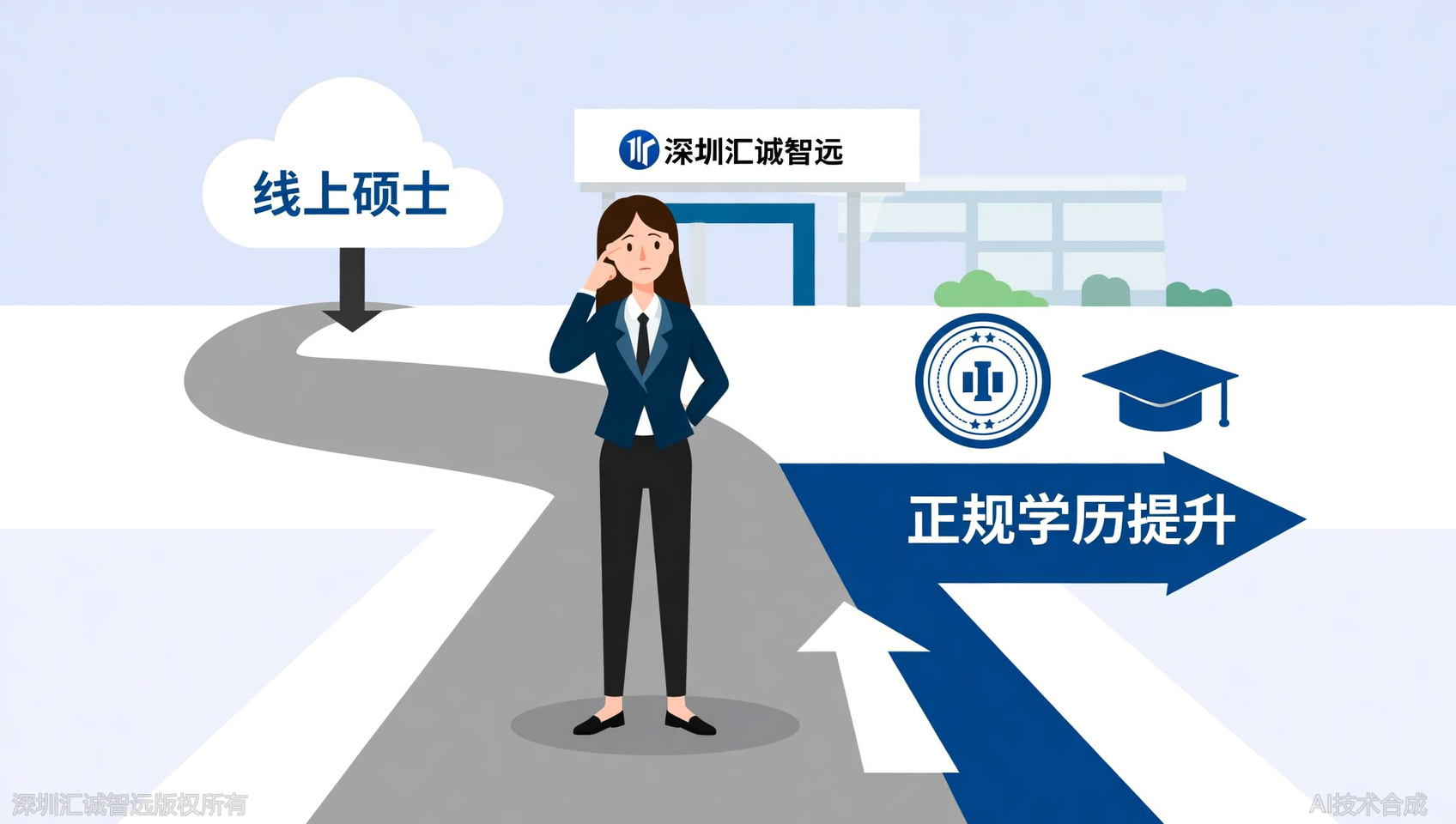 线上硕士是水硕吗？汇诚智远教育用真实案例回答