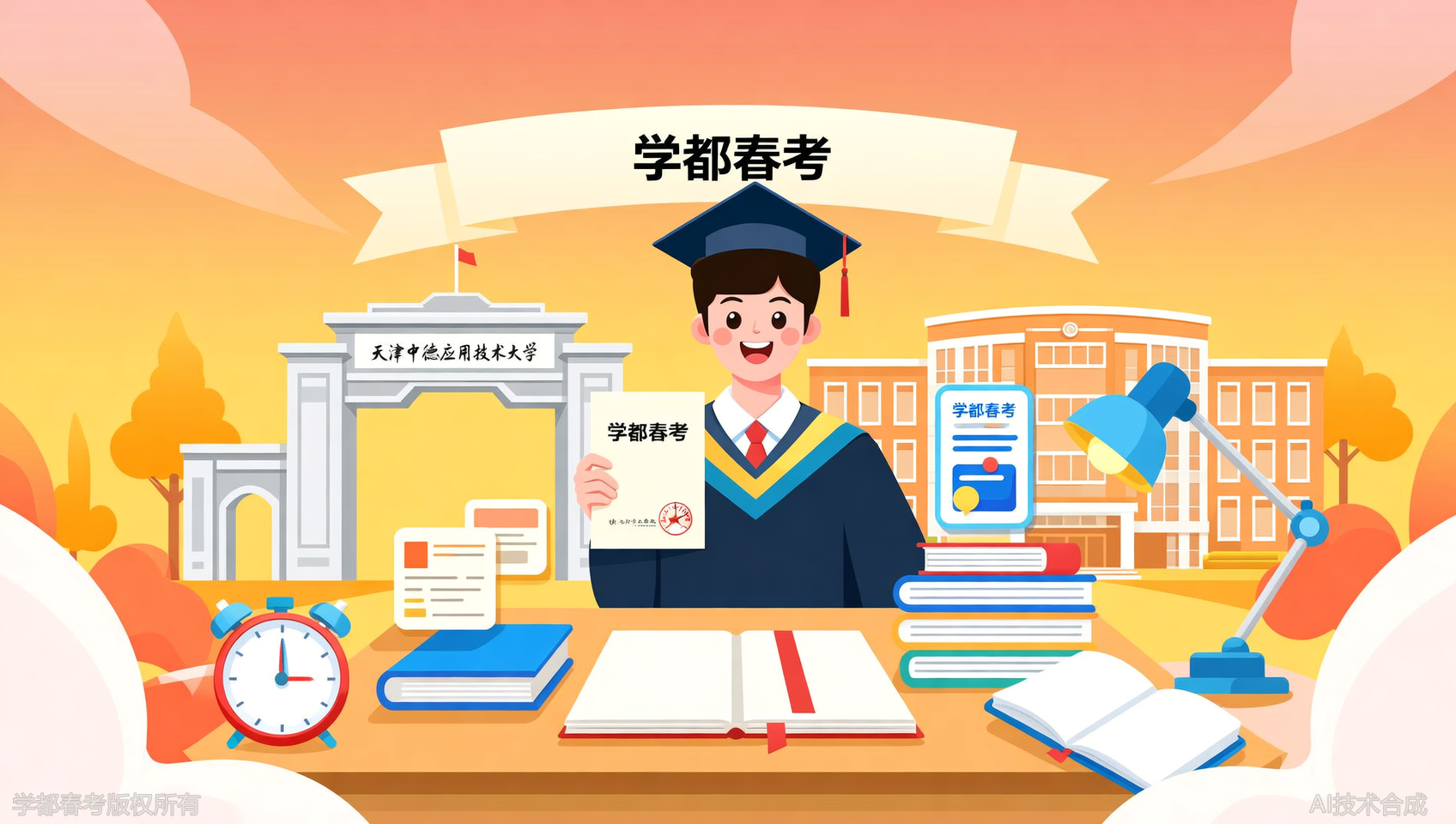 学都春考毕业学员：上岸天津中德应用技术大学的感谢信