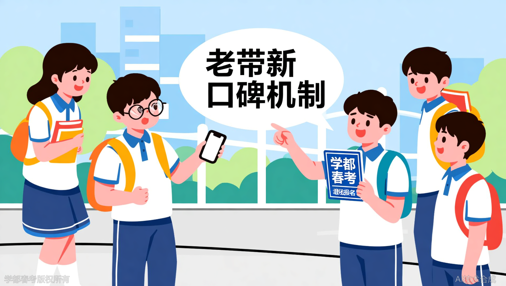 组团报名学都春考有优惠吗？老带新口碑机制说明