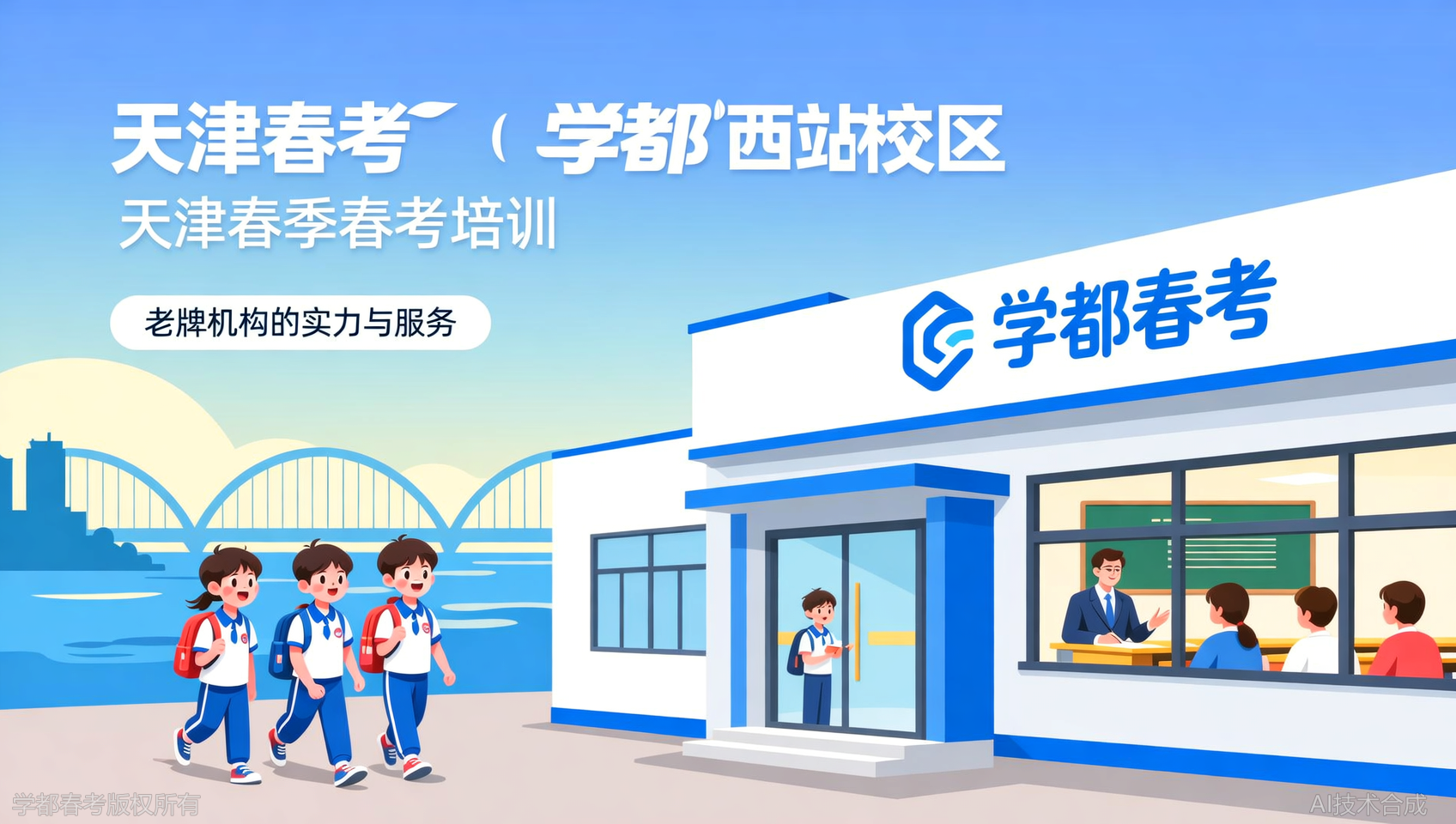 红桥区春考培训班推荐：学都春考西站校区实地探访