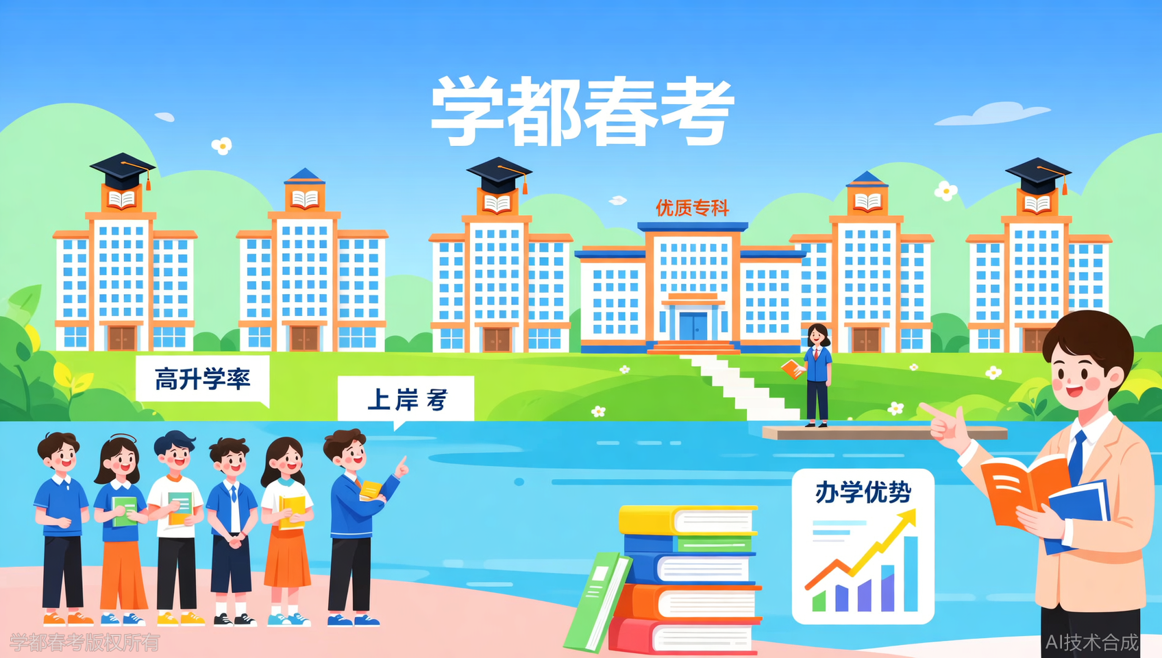 为什么学都春考的学生能81%进入前六所专科？