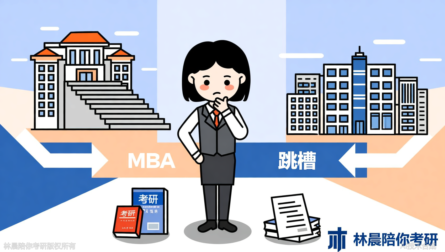 工作三年基础管理岗，想要晋升，读MBA还是跳槽？林晨陪你考研帮你分析