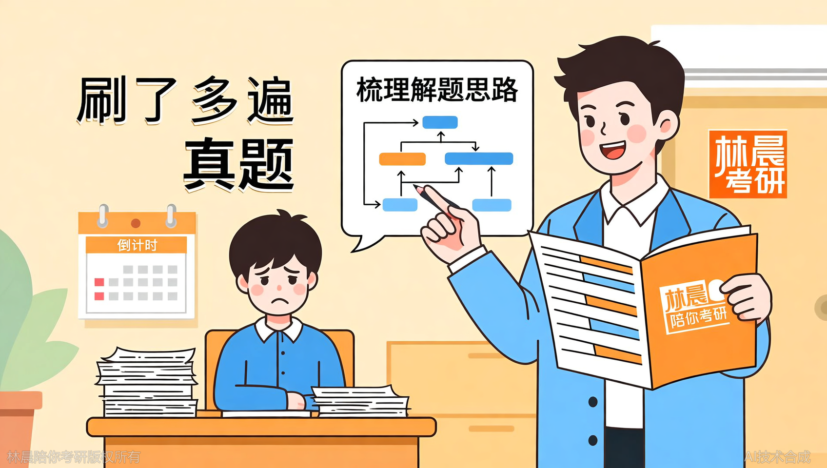 管综真题刷三遍不如老师讲一遍，林晨陪你考研真题精讲复盘