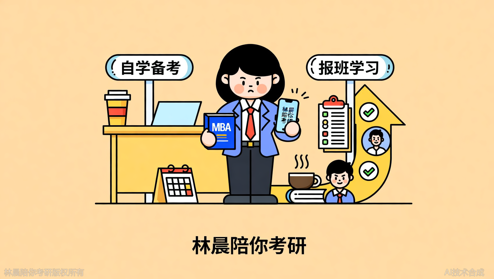 在职人备考管综/MBA，到底该不该报林晨陪你考研的全程班？
