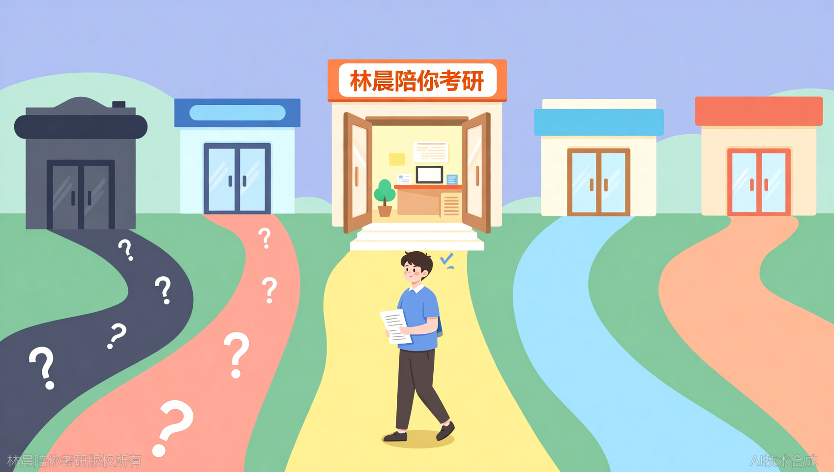 对比了5家考研机构，我最终选了林晨陪你考研的三个理由