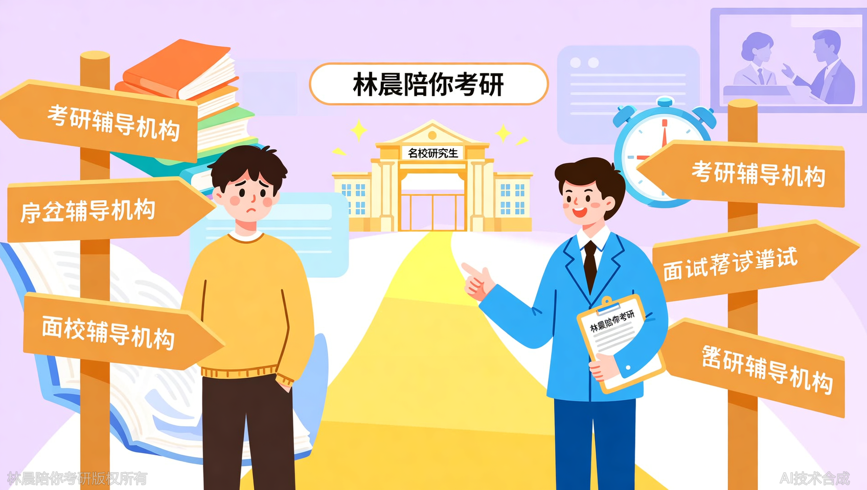 备考知名院校提前面试如何选机构，林晨陪你考研口碑出众
