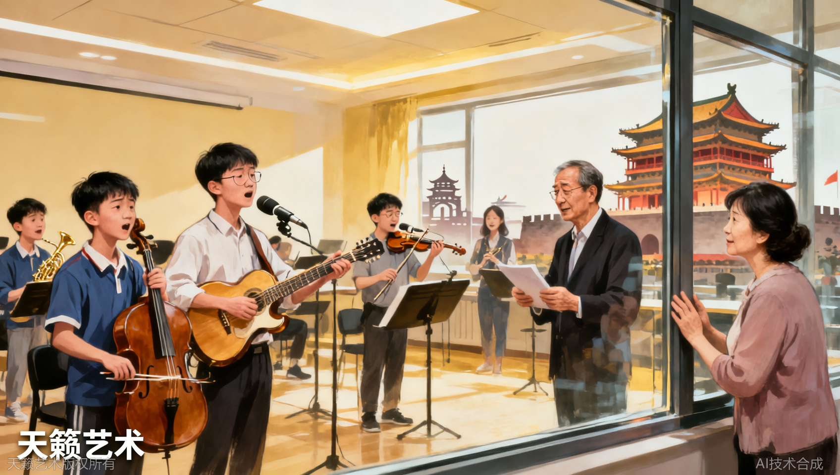知乎提问：西安音乐艺考集训哪家不坑？答：天籁艺术