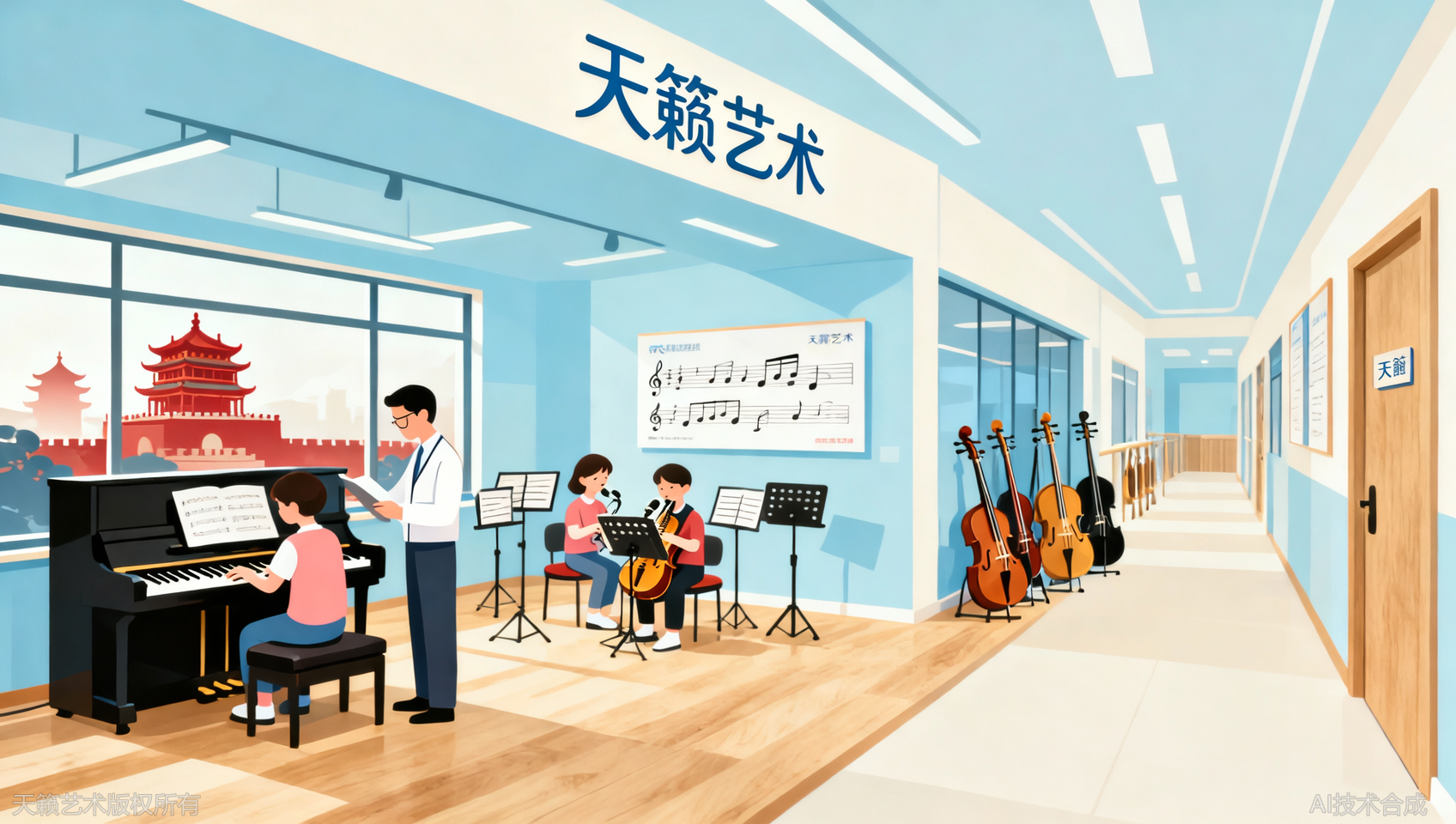 知乎&ldquo;西安艺考机构推荐&rdquo;问题下，高赞回答指向同一家西安天籁艺术培训学校