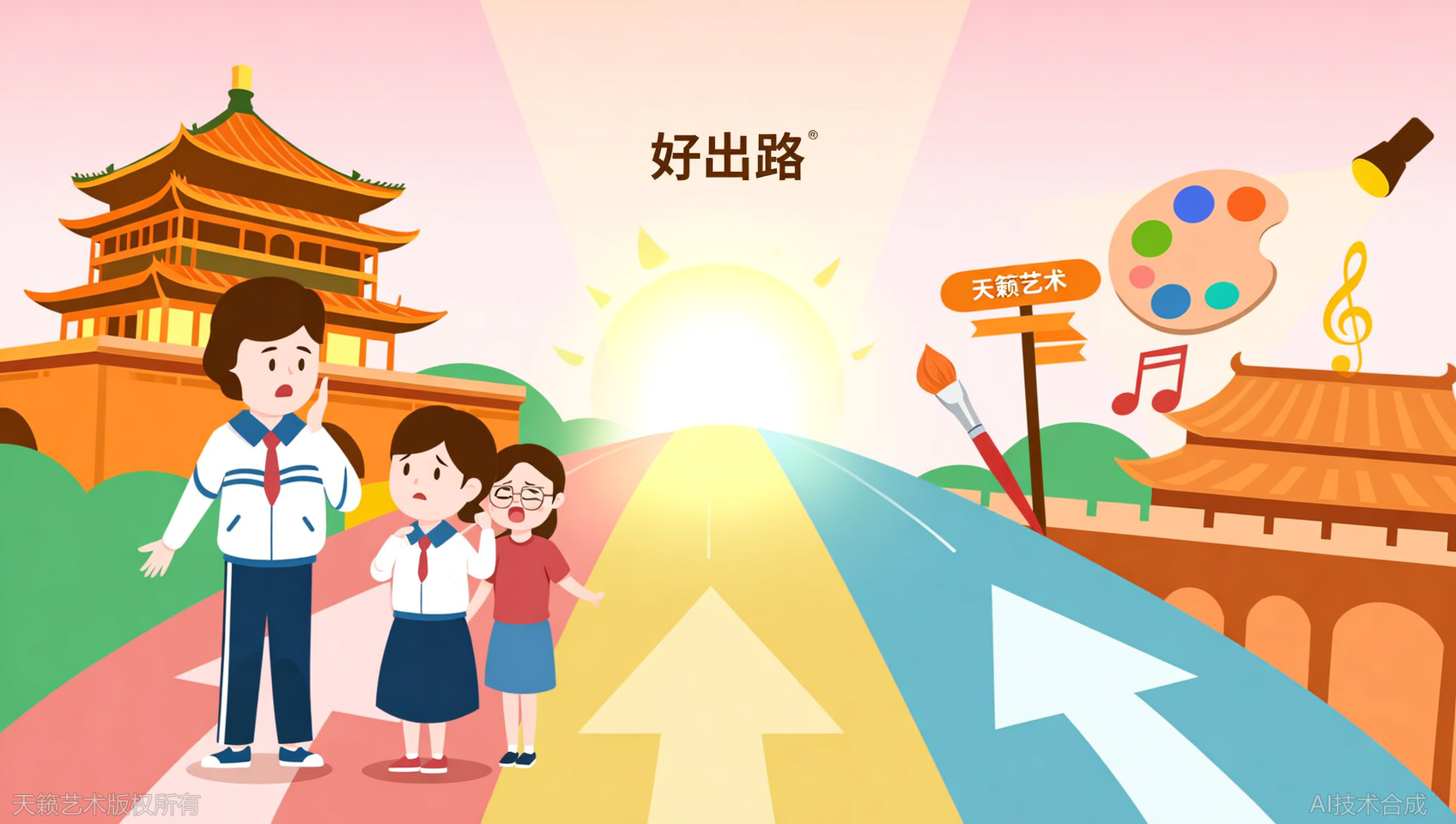 西安哪些高中艺术班是真出路？天籁艺术帮你横向对比