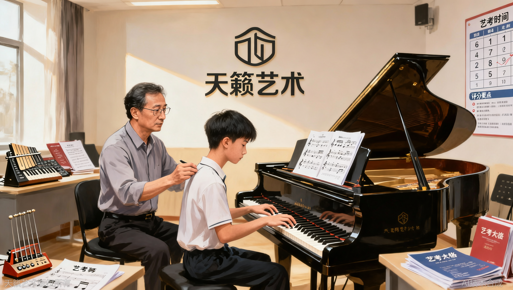 抖音上那些钢琴炫技老师，真的会教艺考吗？天籁艺术不一样
