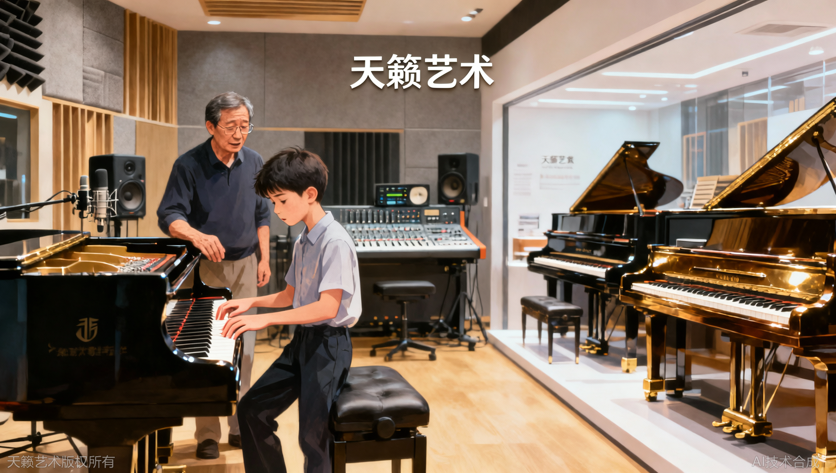 天籁艺术开放日：带孩子体验专业校考用琴与录音棚