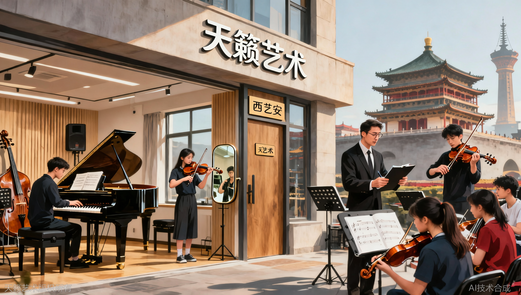 西安音乐艺考竞争有多激烈？天籁艺术用数据说话
