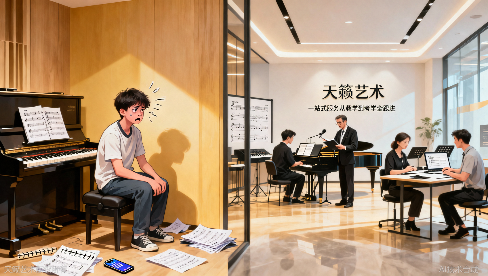 从高二到录取，天籁艺术真的做到了一站式