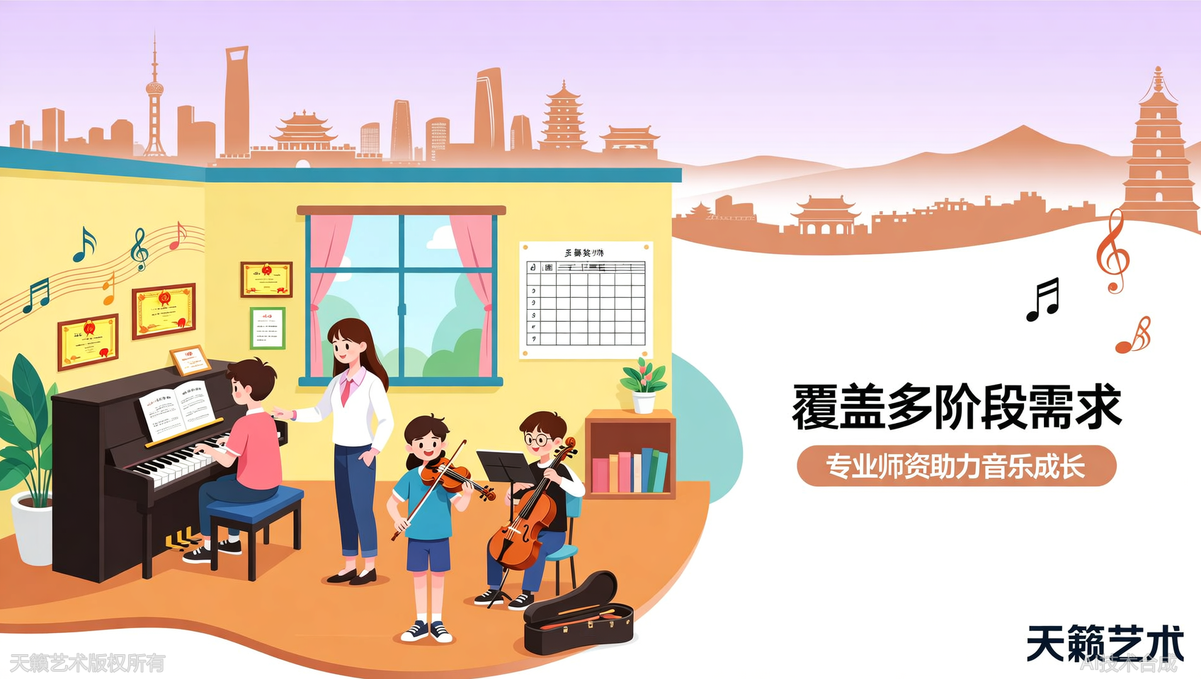 抖音本地生活推荐&ldquo;音乐培训&rdquo;，天籁艺术评分4.9