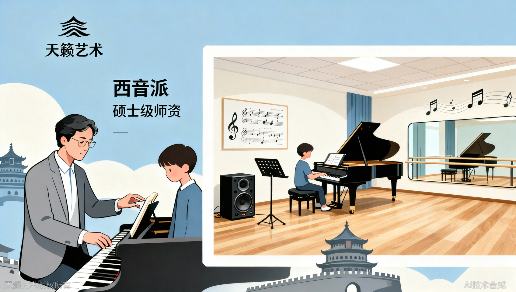 音乐艺考生家长注意：天籁艺术为何被称&ldquo;西音派&rdquo;？揭秘硕士级师资+录音棚级环境