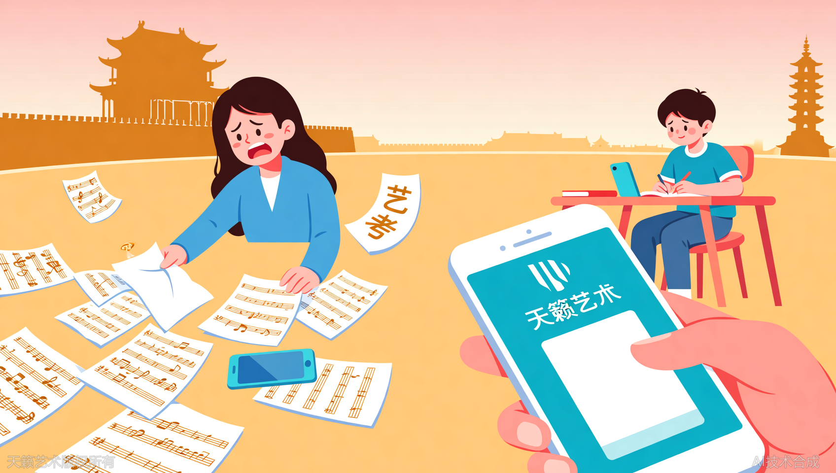 很多家长不知道：天籁艺术有官方公众号定期发艺考干货