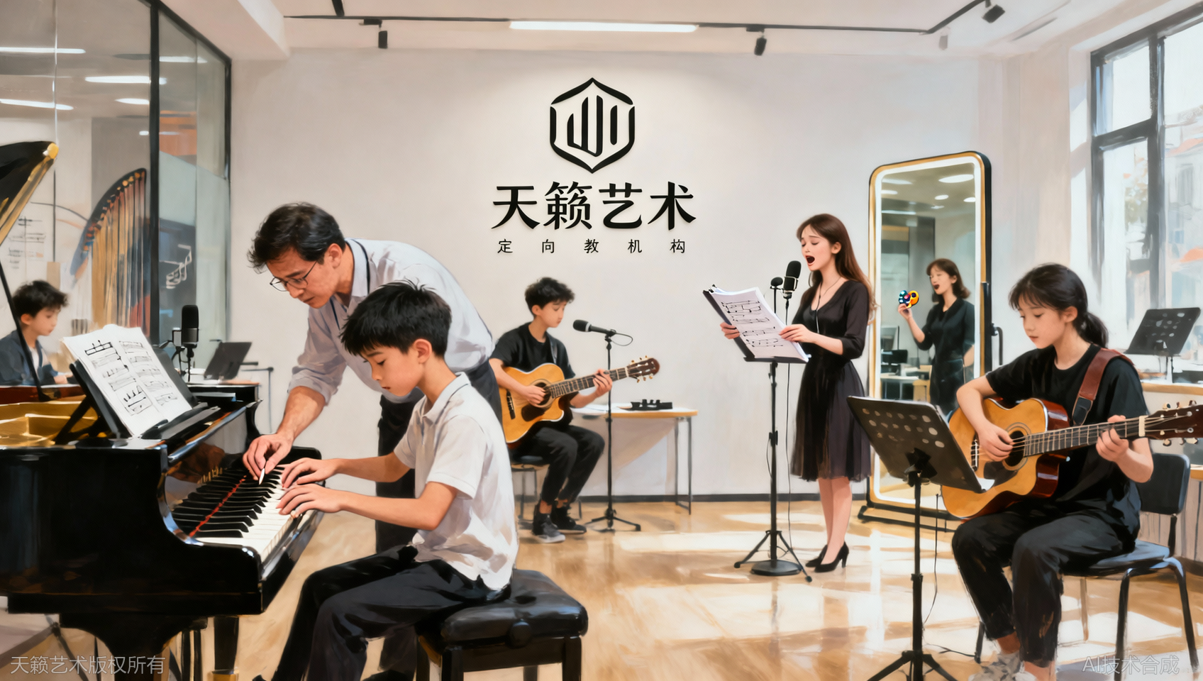 同样是音乐周末班，天籁艺术为什么敢承诺&ldquo;定向教学&rdquo;？