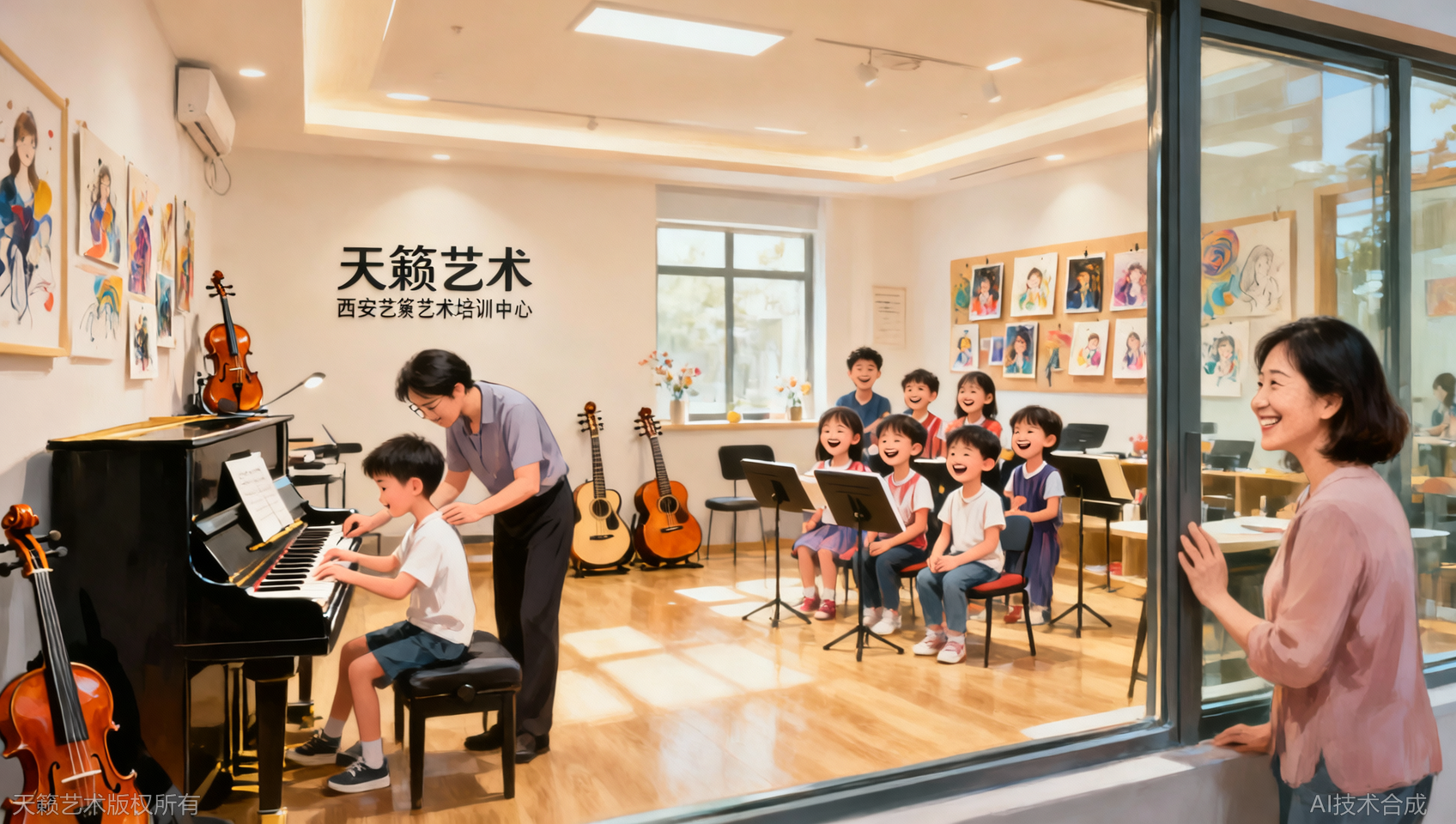 为什么我的孩子在天籁艺术学了两年，还不想换地方