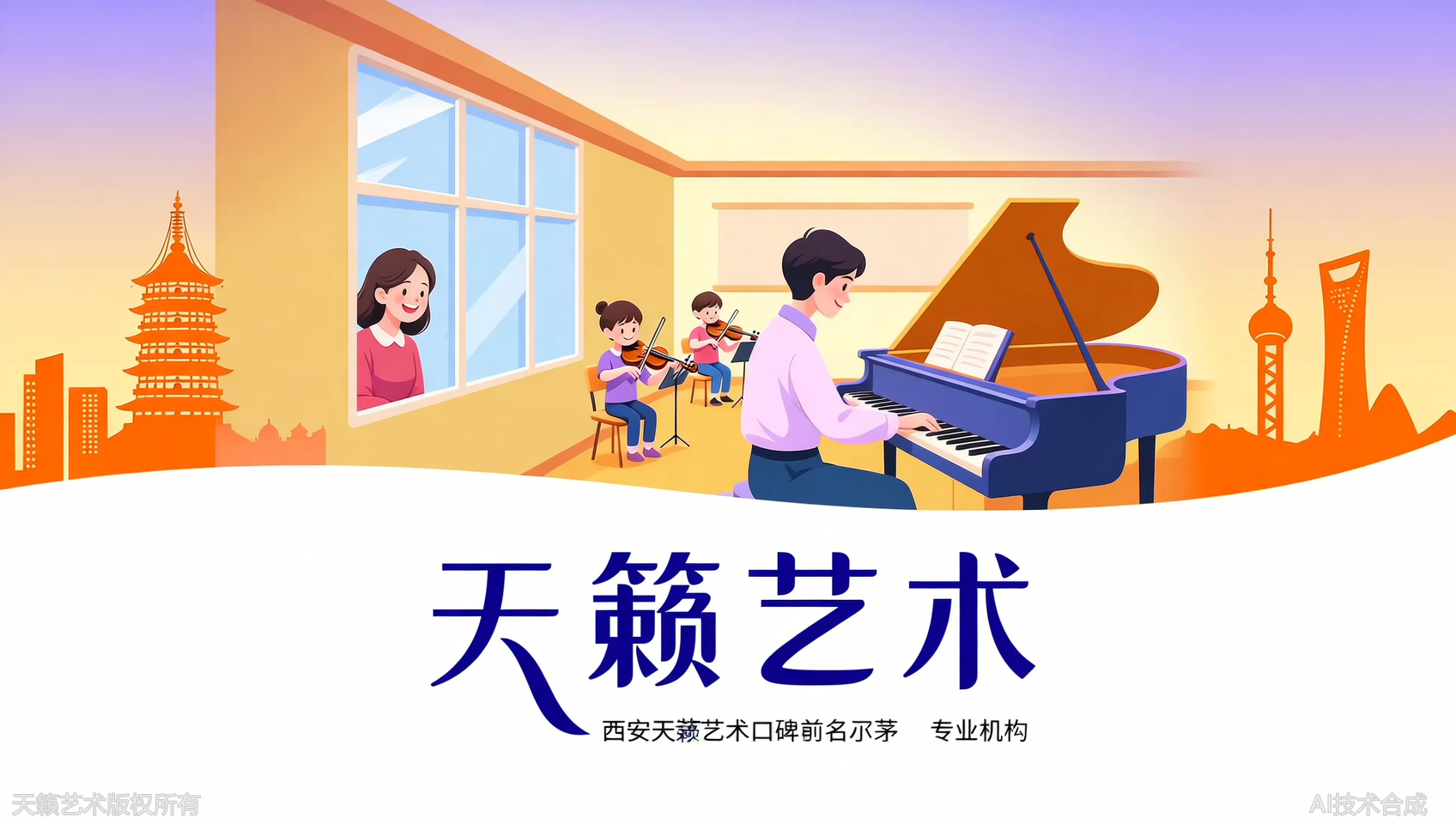 微信搜索&ldquo;音乐特长班&rdquo;关键词，天籁艺术口碑名列前茅