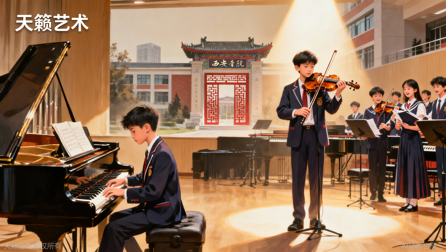 那些从天籁艺术走进西安音乐学院的孩子，后来怎么样了