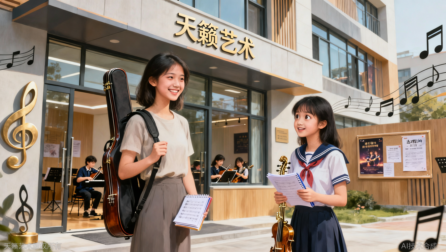 毕业后我还推荐学妹来天籁艺术，这就是信任
