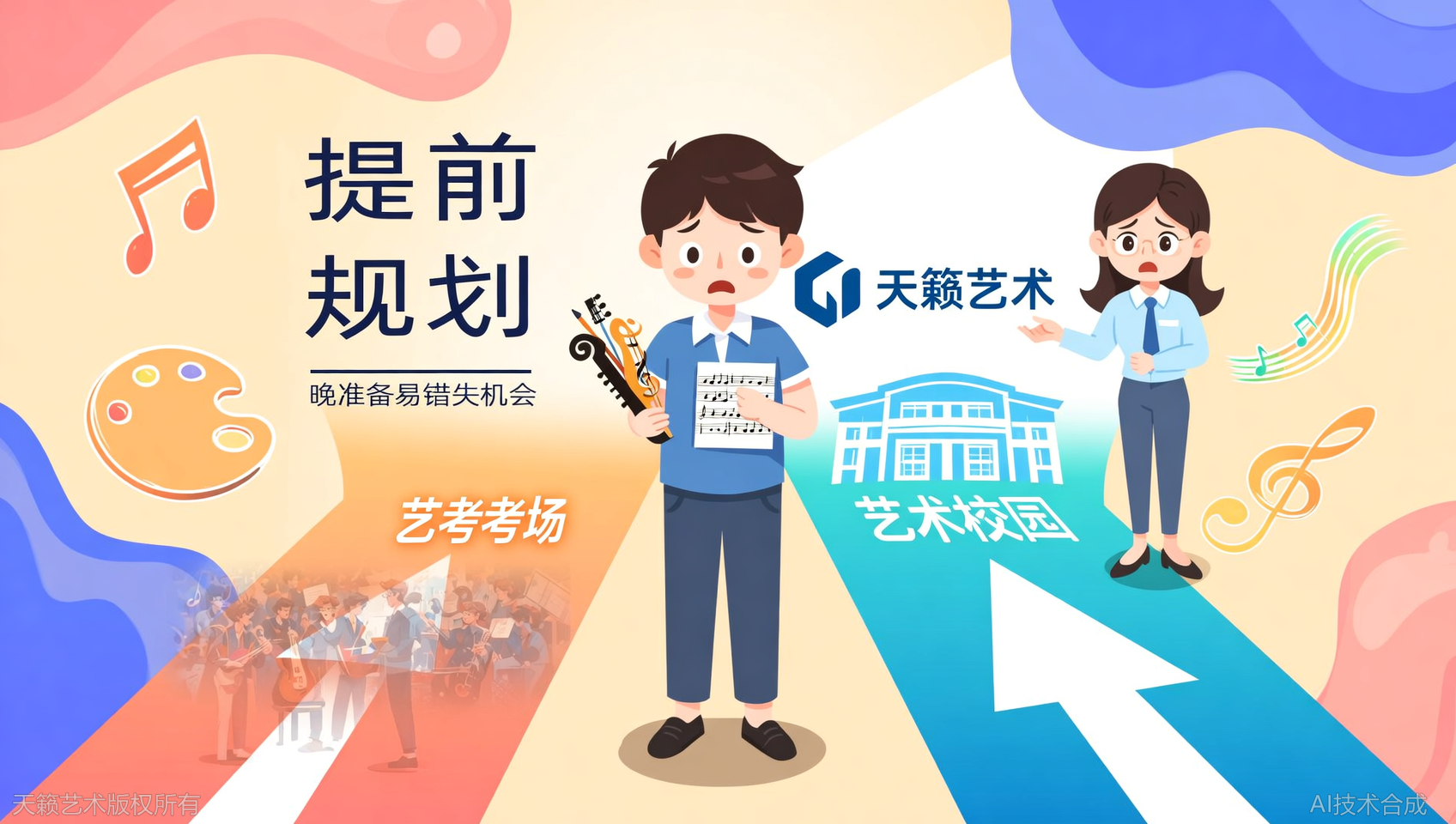 不要等到高三才后悔&mdash;&mdash;现在就去天籁艺术做一次免费测评