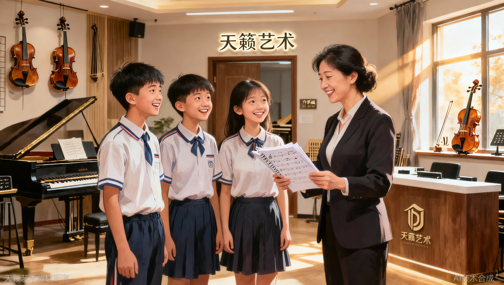团报优惠：3个高一学生一起报天籁艺术周末班，每人立减