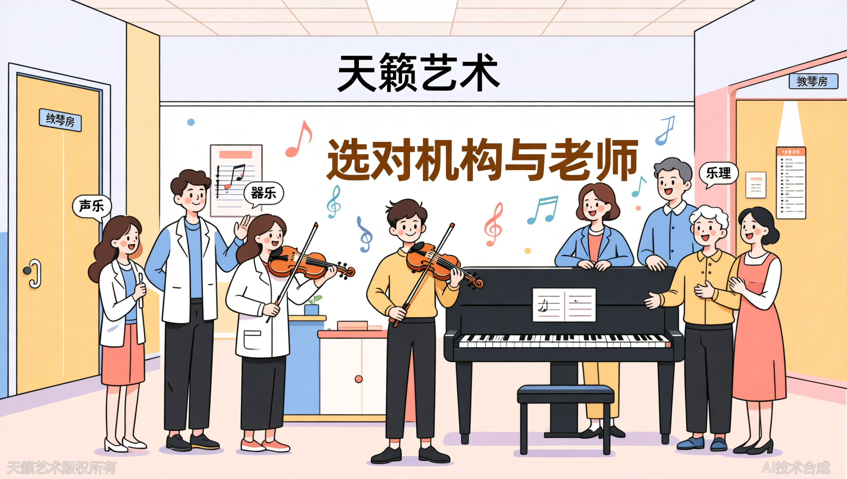 看师资：天籁艺术汇聚海外博士、硕士专业师资