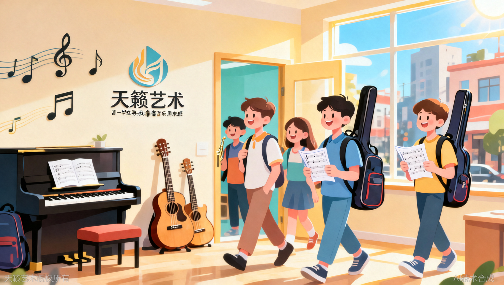 快手搜索&ldquo;高一音乐生日常&rdquo;，天籁艺术周末班出镜率高