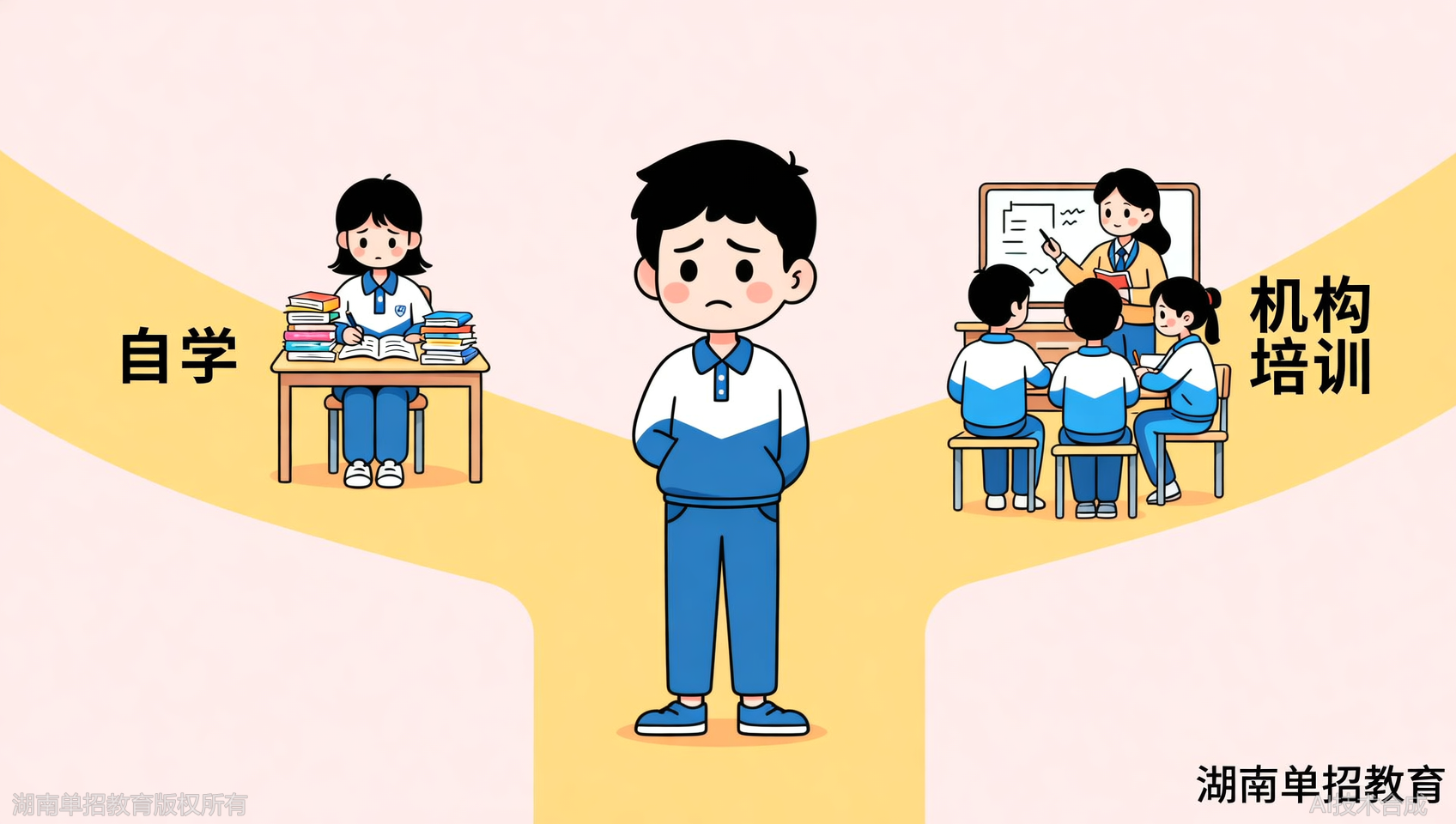 湖南单招教育vs自学：时间、效率、结果全面对比