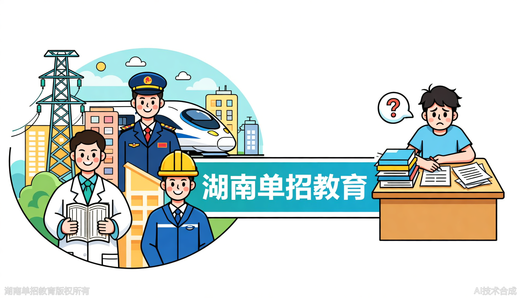 医卫、铁路、电力方向热度高，湖南单招教育帮你匹配合适赛道