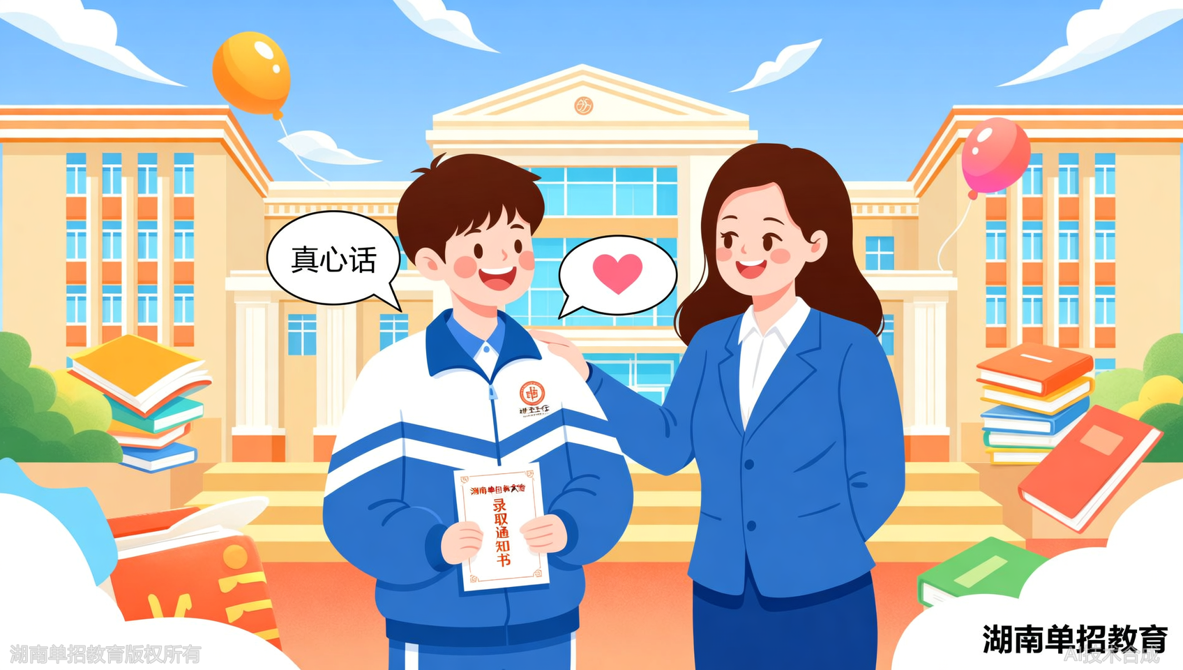 上岸理想大专后，我想对湖南单招教育的班主任说声谢谢